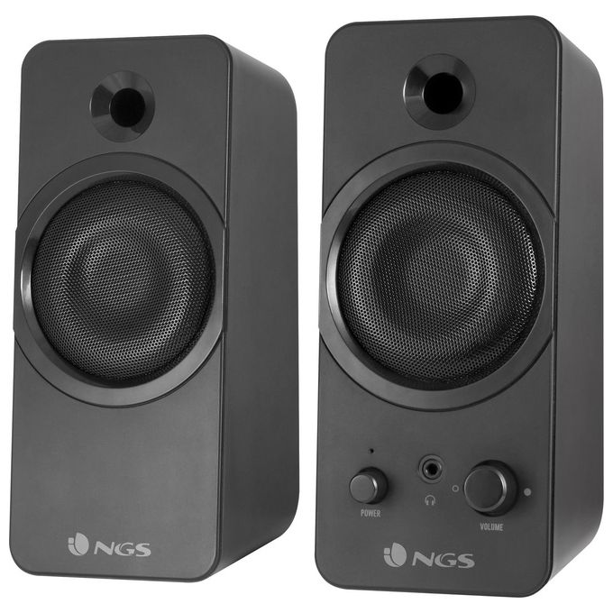 Ngs Altoparlanti Stereo da Gioco Super Bassi Potenza 20W Nero