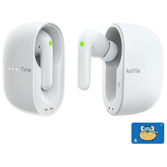 Timekettle M3 TRANSLATOR Traduttore Portatile Auricolare In-ear Bluetooth 5.2 40 Lingue Cancellazione Rumore IPX4 colore Bianco