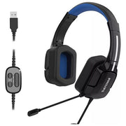 Philips TAGH401-00 Cuffie da Gioco Leggere con Surround Immersivo e Fascia Regolabile Nero