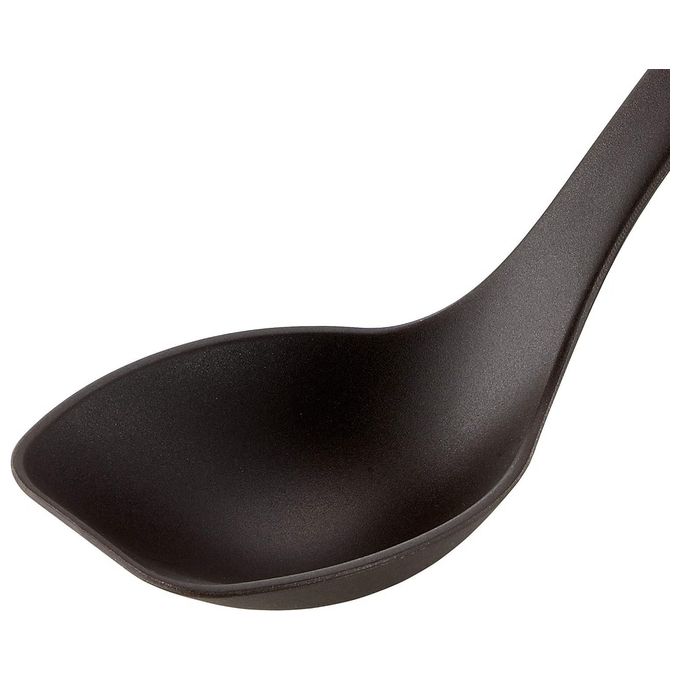 Lagostina Ingenio Smart Cucchiaione con Anello Antiscivolo Nero e Rosso