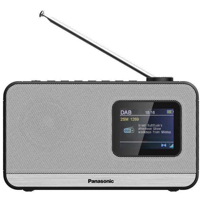 Panasonic RF-D15EG-K Radio Digitale Portatile DAB+ FM Bluetooth 5.0 3W Display LCD 2.4'' colore Nero