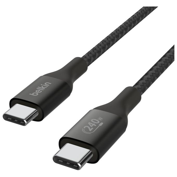 Belkin BOOST CHARGE 240W Nero USB-C-USB-C Cavo 1mt