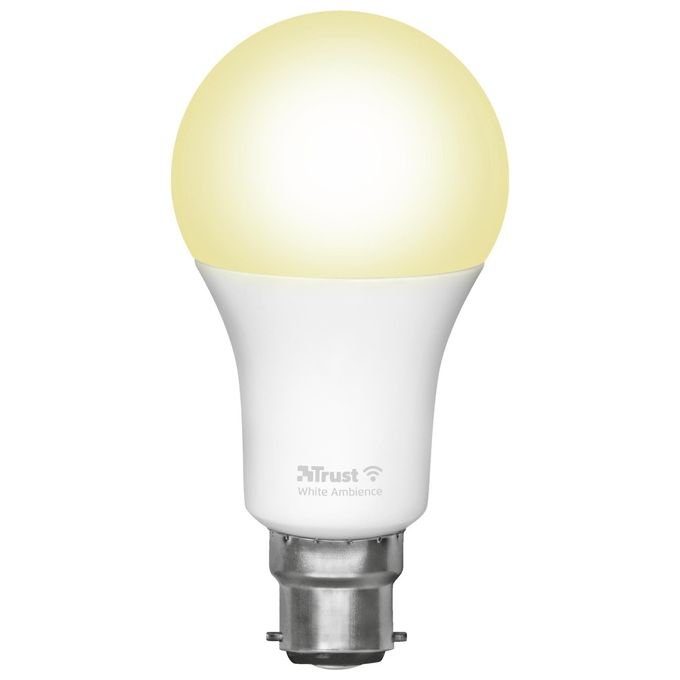 TRUST Lampadina Smart Dimmerabile WiFi B22 71299-TRUST per Illuminazione Intelligente