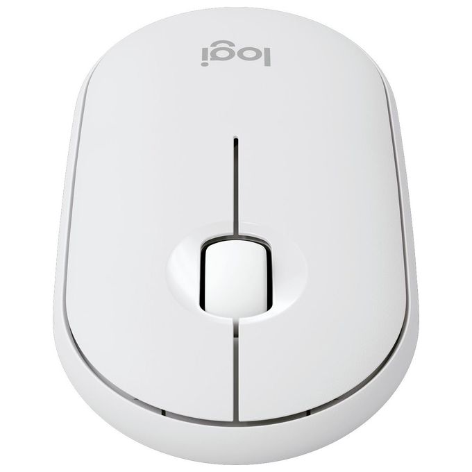Logitech Pebble 2 M350s Mouse Ambidestro RF senza Fili  Bluetooth Ottico 4000 DPI Offwhite