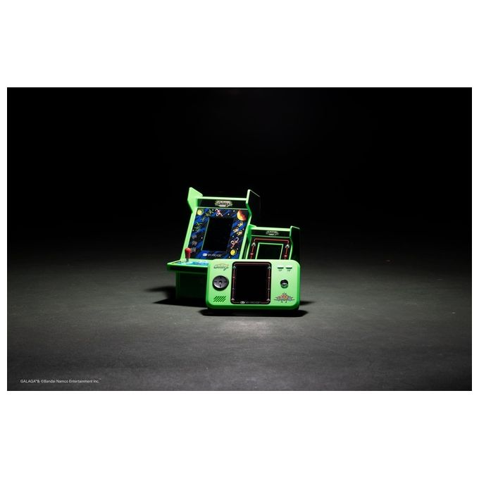 My Arcade DGUNL-4195 Micro Player Pro Console da gioco portatile 2.75'' con giochi Galaga e Galaxian colore Multicolore