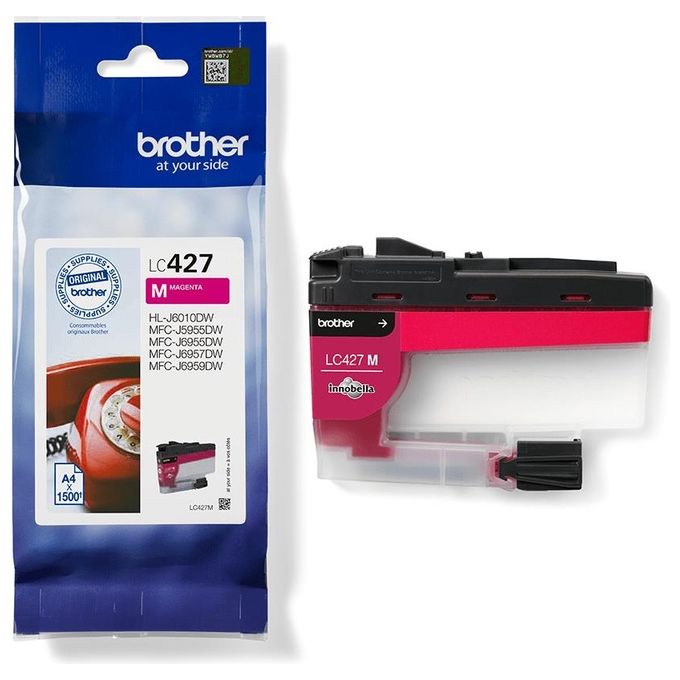 Brother LC427M Cartuccia Inkjet Originale Resa 1500 Pagine Magenta