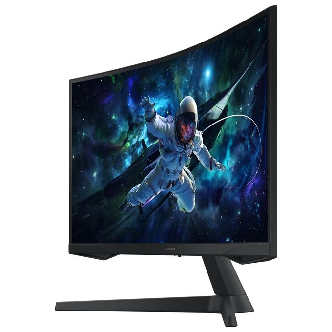 Samsung LS27CG554EUXEN Odyssey G5 Monitor Gaming Curvo 27'' QHD 2560x1440 VA 165Hz 1ms HDR10 AMD FreeSync colore Nero
