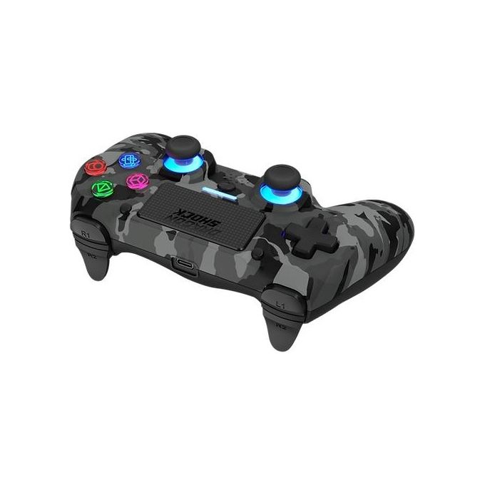 DragonShock DSCPS4-GC Mizar Controller Wireless per PS4 PC Cellulare Bluetooth 2.1 colore Grigio Mimetico
