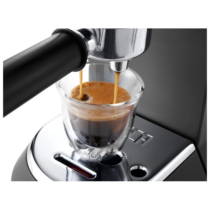 DeLonghi Dedica Style EC685.BK, Macchina Espresso Manuale, Nero-Cromo, 1.1L