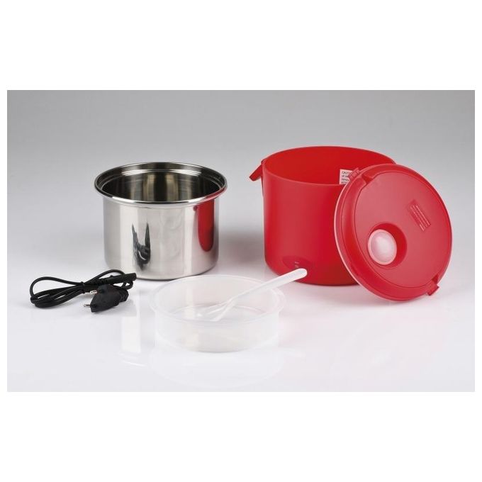Girmi SC01 Scaldavivande 0,7 Litri 40W Inox Rosso