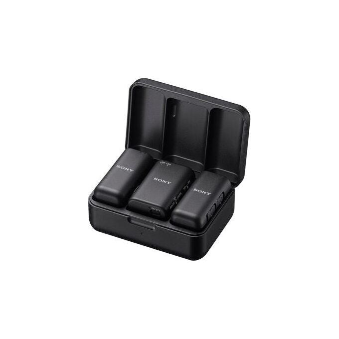 Sony ECMW3.CE7 Microfono Wireless a 2 Canali con Bluetooth 5.3 e USB-C colore Nero