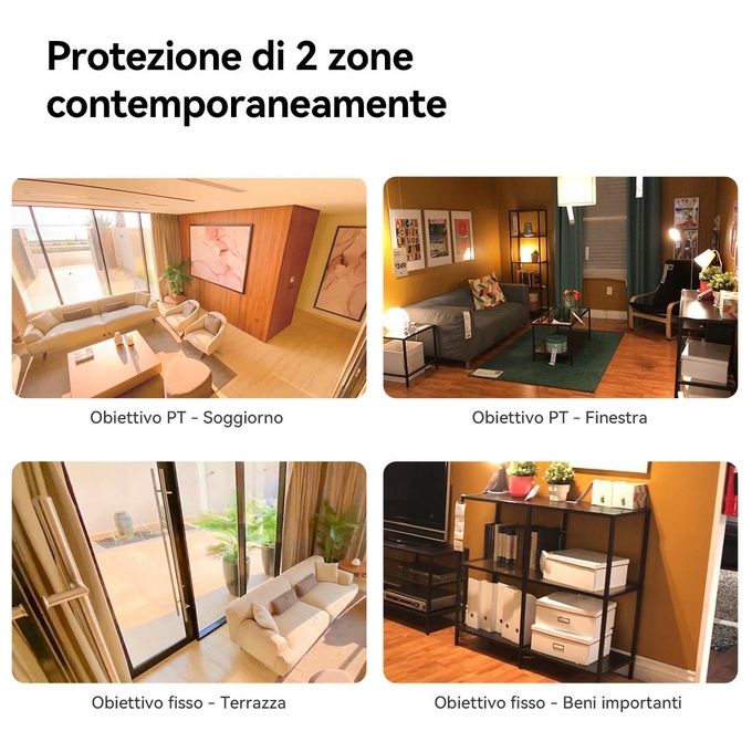 Imou IPC-S2XP-10M0WED Ranger Dual Telecamera IP Wi-Fi da Interno 10MP Doppia Ottica Pan Tilt AI Detection Audio Bidirezionale