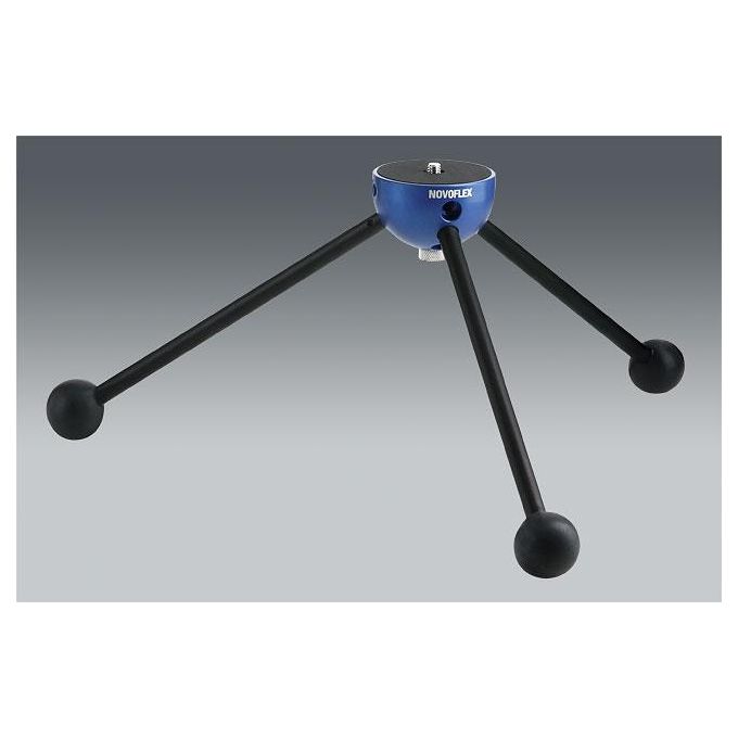 Novoflex Basic-Ball Treppiede 3 Gambe senza Testa Blu