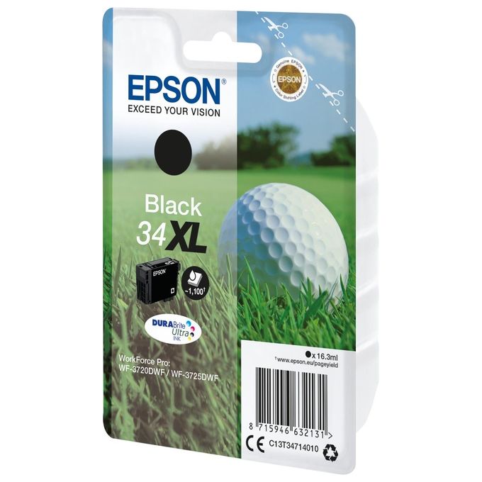 Epson T34xl Durabrite Ultra Ink 16,3ml Nero