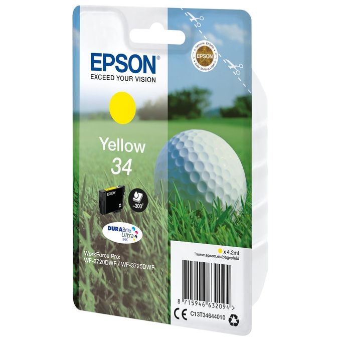 Epson cartuccia Pallina golf 34 Giallo