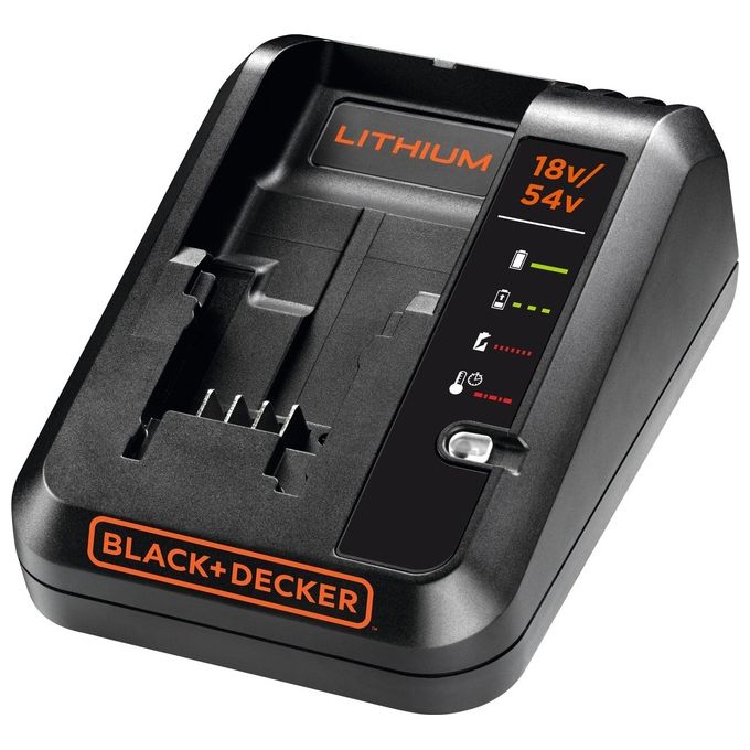 Black+Decker Carica Batteria Rapido Dualvolt  54V-18 per Batterie al Litio