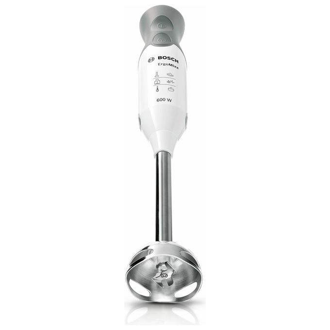 Bosch Minipimer 600w+acc. Gambo Inox Bianco-grigi