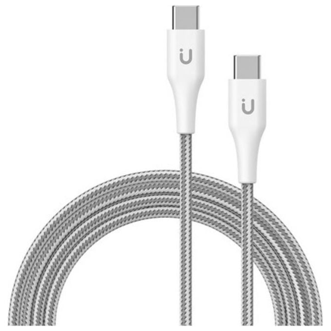 Tunit Cavo Dati Ricarica e Trasferimento Usb-C - Usb-C 240W 2mt Bianco