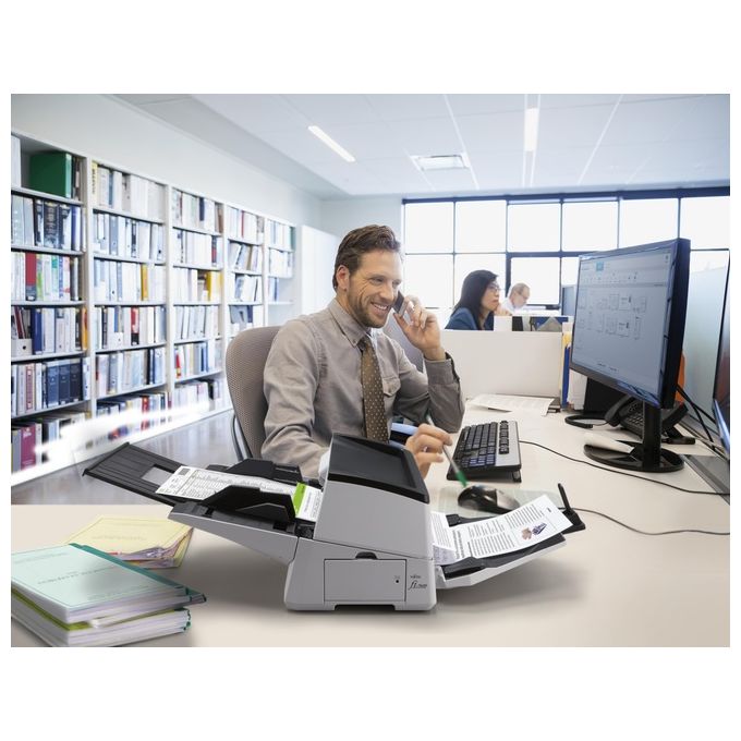 Fujitsu fi-7600 Scanner ADF 600x600 Dpi A3 Nero-Bianco