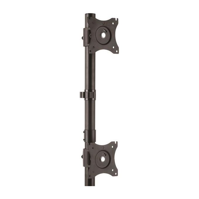 StarTech Supporto da Scrivania per 2 Monitor in Acciaio Robusto Verticale Regolabile per Schermi Fino a 27