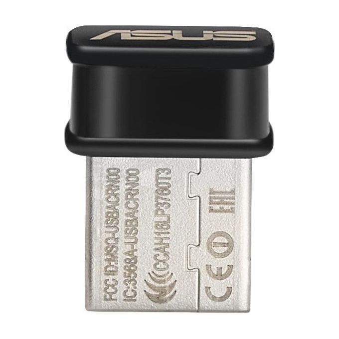 ASUS USB-AC53 Nano - Adattatore Wi-Fi e USB , (AC1200 Dual Band), 300 - 867 Mbps, Formato Compatto, Supporto MU-MIMO, Nero