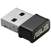 ASUS USB-AC53 Nano - Adattatore Wi-Fi e USB , (AC1200 Dual Band), 300 - 867 Mbps, Formato Compatto, Supporto MU-MIMO, Nero