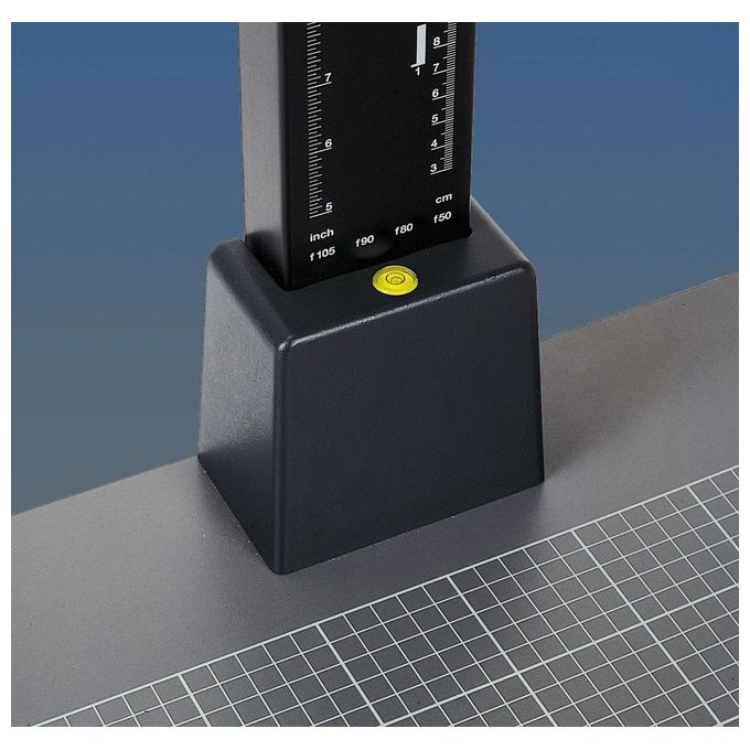 KAISER 205511 5511 Supporto repro con braccio basculante Carico max 3 kg Colonna ruotabile 180° Filetto 1-4'' - 3-8'' colore Grigio