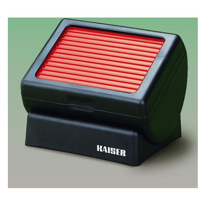 KAISER 4018 Lanterna per Camera Oscura LED 1.2 W filtro arancione 230V colore Nero