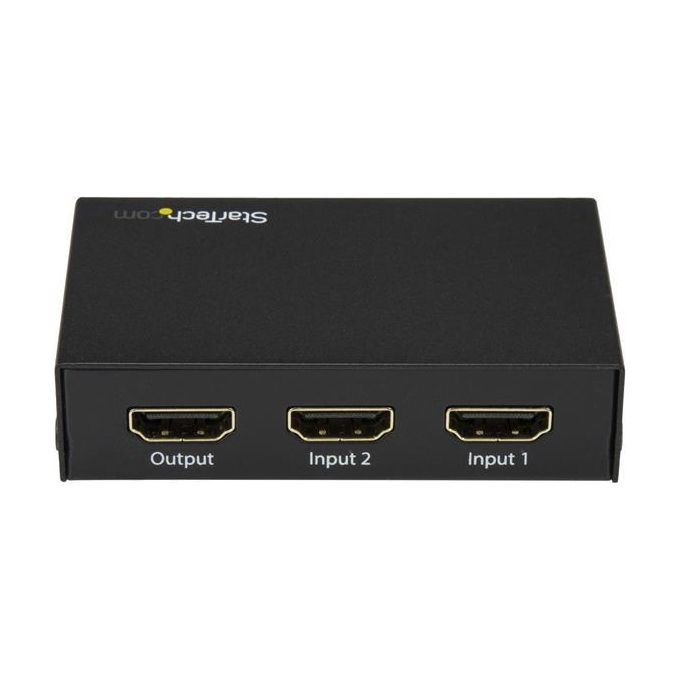 Startech Switch Hdmi a 2 Porte Commutatore Hdmi 2x1 Hd 4K 60hz