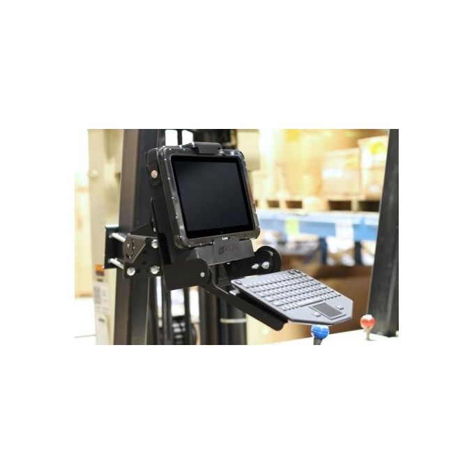 Gamber-Johnson 7160-0860-00 Kit di Fissaggio per Docking Station ET50-55 10'' VESA 75x75 mm Interfacce USB 3.0 HDMI RS-232 Ethernet colore Nero