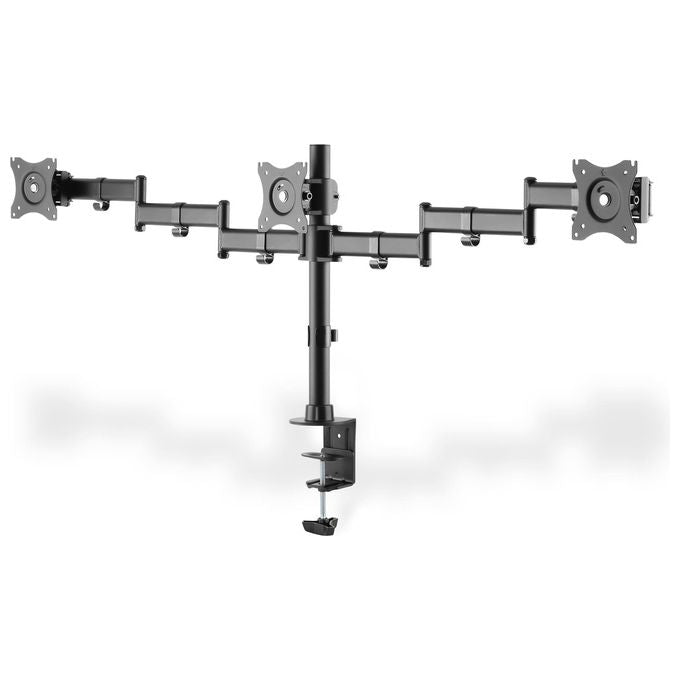 Digitus supporto triplo da monitor con morsetto
