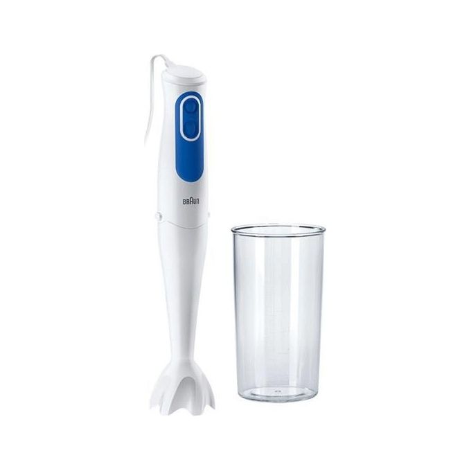 Braun MQ 3000 Smoothie Frullatore ad Immersione 0,6Lt 700W Blu-Bianco