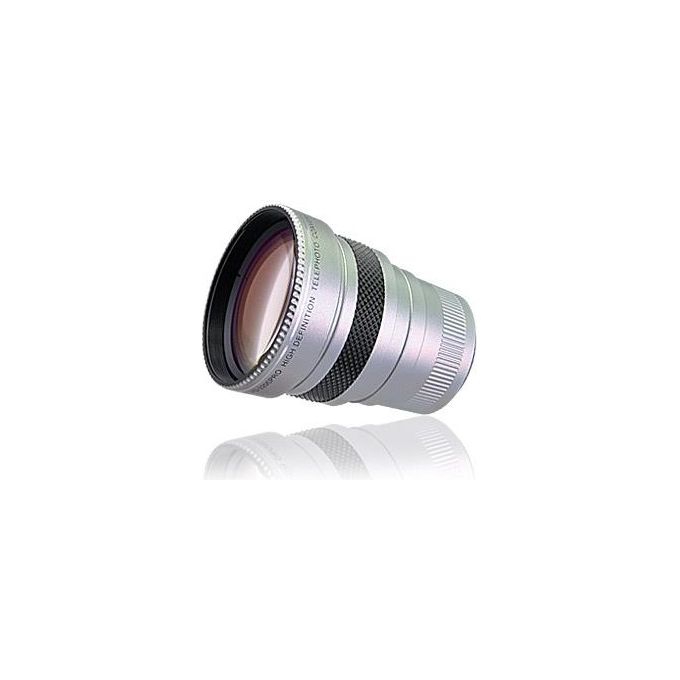 Raynox HD-2205PRO HD 2205 Pro Obiettivo di Conversione Teleobiettivo 2,2x Filettatura Montaggio 37 mm Filettatura Filtro 55 mm colore Argento