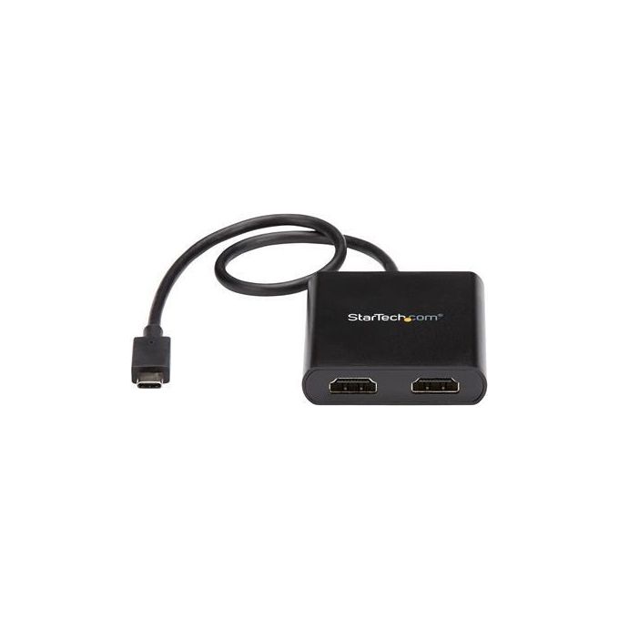 Startech Splitter Multi-Monitor USB-C a HDMI - Hub MST Tipo-C a 2 porte compatabile con Thunderbolt 3