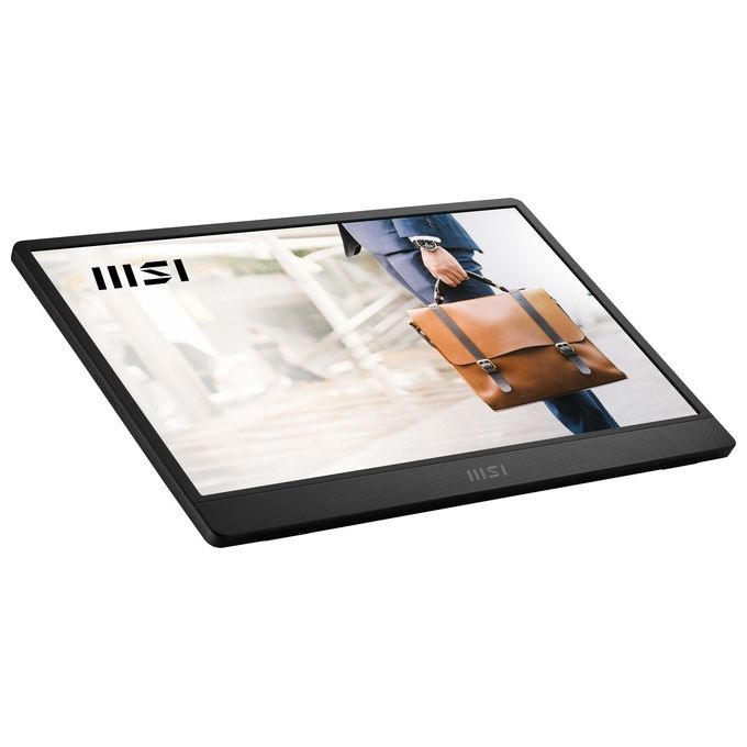 MSI 9S6-3PB70H-020 PRO MP161 E2 Monitor Portatile 15.6'' IPS FHD 1920x1080 60Hz 4ms Speaker Integrati Mini HDMI USB-C colore Nero