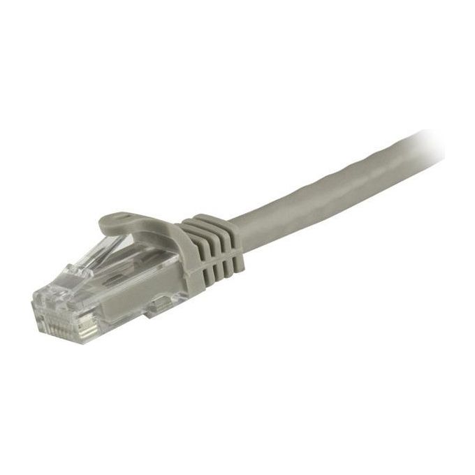 Startech.com Cavo Patch Cat6 1,5mt Filo di Rame Connettore Antistrappo Grigio