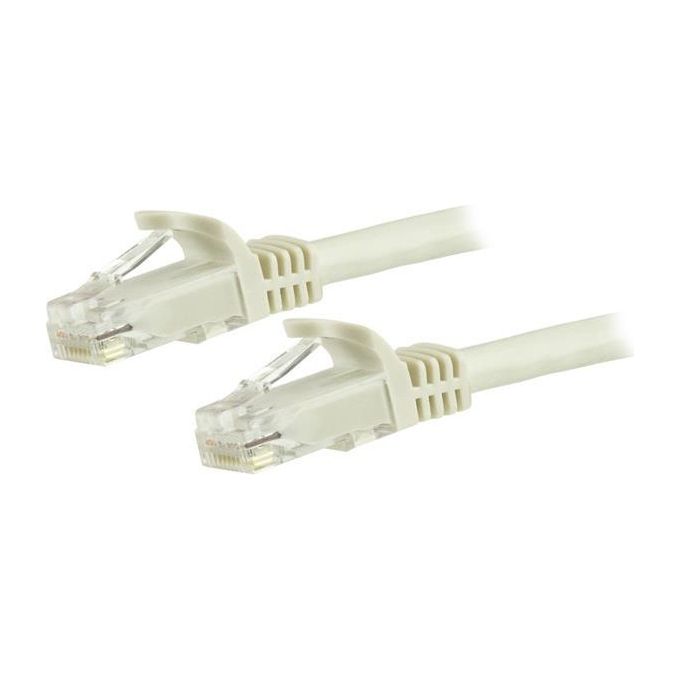 Startech Cavo Patch Cat6 1,5mt Filo di Rame Connettore Antistrappo Bianco