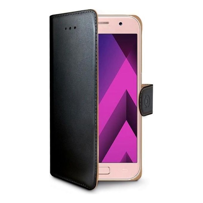 Celly WALLY643 Custodia per Samsung Galaxy A3 2017 Nero