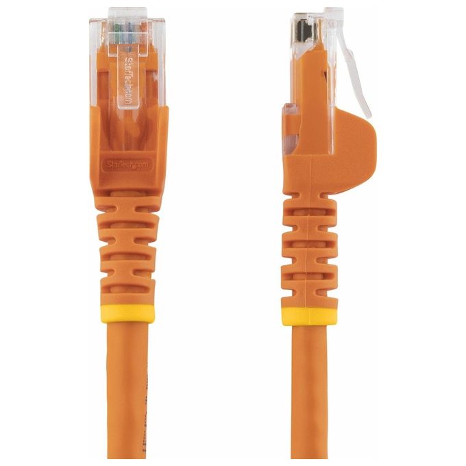 StarTech.com 3m Cat6 Orange Snagless Gigabit Ethernet Rj45 cavo maschio maschio