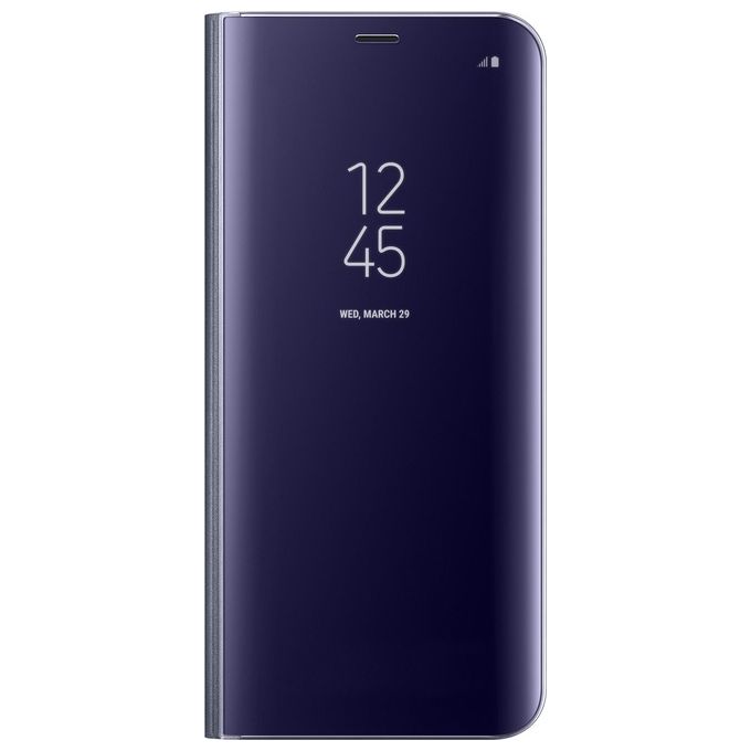 Samsung EF-ZG955CVEGWW Clear View Standing Cover per Galaxy S8+ Viola