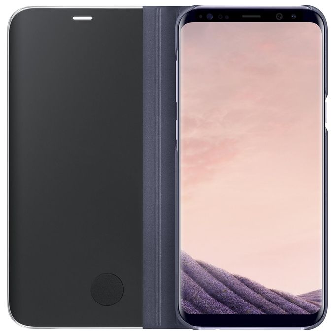 Samsung EF-ZG955CVEGWW Clear View Standing Cover per Galaxy S8+ Viola