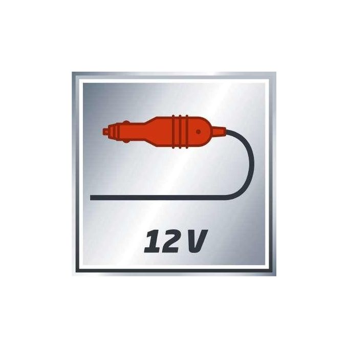 Einhell Compressore Auto 12V CC-AC 35-10 Gonfiatore Portatile con Adattatori e Manometro Integrato per Pneumatici e Materassini