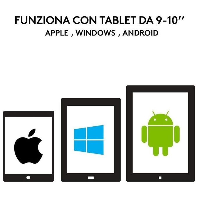 Logitech UNIVERSAL FOLIO Custodia con tastiera Italiana Bluetooth per tablet Apple, Android e Windows da 9-10 pollici