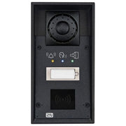 2N 9151101RPW Helios IP Force Videocitofono IP 1 pulsante PoE IP69K predisposizione lettore RFID altoparlante 10W colore Grigio