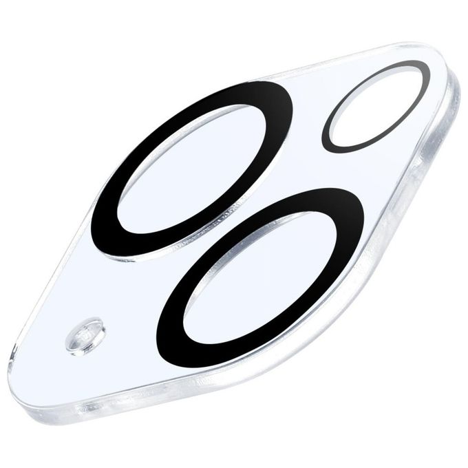 Cellularline CAMERALENSIPH15 Protezione Fotocamera Vetro temperato per iPhone 15 iPhone 15 Plus colore Trasparente