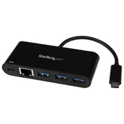 Startech Adattatore Hub di Rete Usb-C a Ethernet a 3 Porte con Power Delivery