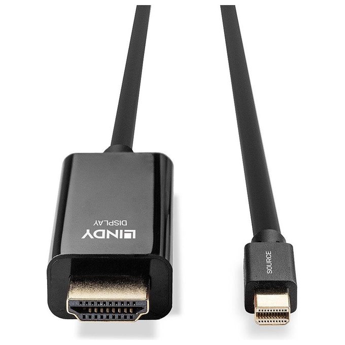 Lindy Cavo Mini Displayport a Hdmi 4k 3mt