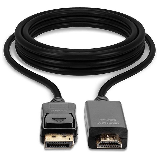 Lindy Cavo DisplayPort Hdmi 4K30 5mt