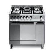 Lofra MT86MF-C Cucina a Gas 80x60cm 5 Fuochi Forno Multifunzione Elettrico a 9 Programmi  66Lt Inox Lucidato