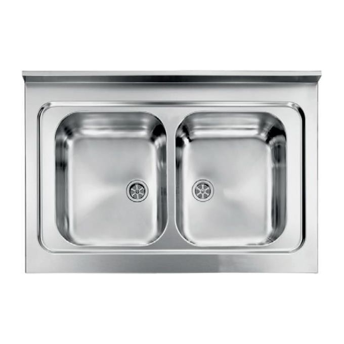 CM 031134XCSSX Lavello IX Rossana 90X60 2 Vasche